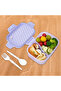 Smart Serve Bento Lunch Box 1100ml - Lavender Diamond - 7