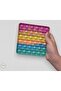2-Pack Popit Pastel Colors Pop It, Square Round, Stress and Brain Game, Sensory Relaxing Fidget Toy - 3