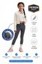 Girl's Pocket Double-Breasted Belt High Waist, Casual, Running, Walking, Yoga, Sports, Exercise, Fitness Leggings