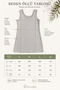 Women's Ecru Beach Dress Backless Linen Blend Mini Summer Dress - 3