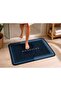 Bathroom Striped Square Bath Mat