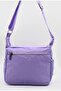 Women's Purple Water Resistant Fabric Messenger Shoulder Bag 4100 - 5