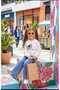 Girl's Set Seasonal Top and Bottom Set Super Quality Jeans Seasonal Top Quality and Flexible Cotton Fabric - 3