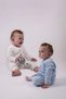 Two-piece snap-closure romper pajamas, long sleeve, seasonal baby & toddler embroidered jumpsuit