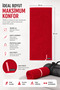 Cotton Sports Towel 30X90 cm Sweat Absorbent Soft Fitness Pilates Yoga Towel - 4