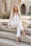 Satin Long Sleeve Shirt & Pants Set-Bridal & Honeymoon Collection - 4