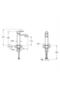 Washbasin Faucet with Top Control Suit Soft Gold A4281674 - 3