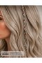 Bohemian Hair Charm Hair Charm – Starfish Detailed Braided Hair Accessory Festival Hair Jewelry Tinsel