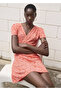 V-neck print dress - 7