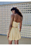 Short Dress with Balloon Effect - 4