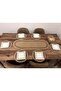 runner American service set with jute straw tricot, food service set, dowry, gift - 4