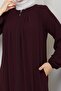 Casual Hajj and Umrah Trip Pleated Halter Neck Ferace - 3