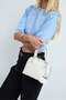 Rio Heart Charm Handbag and Crossbody Bag Cream