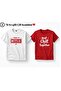 Netflix and Chill Printed Lover Couple Combination Regular 2-Piece Set T-Shirt