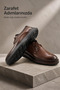 Men's Genuine Leather Classic Shoes Lace-Up Comfortable Lightweight Casual