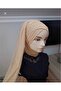 Beige Color Forehead-Attached Veil Model Ready-Made Veil Ready-Made Shawl Ready-Made Turban - 3