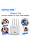راوتر XUNYOU-LINK 4G LTE WiFi، مودم واي فاي 6 بسرعة 300 ميجابت في الثانية، مودم لاسلكي يدعم 32 جهاز واي فاي... - 5