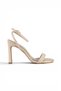 Zerby Gold Detailed Women's Heeled Shoes - 3