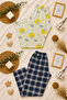 100% Cotton Combed Single Jersey Double Set of 2 Women's Pajama Bottoms - 2