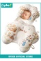 Baby Head Shaping Pillow, Toddler Sleeping Pillow, Infant Spine Protection Pillow, Adjustable Double-Sided Head Support Pillow for 0-12 Months Newborns and Infants, TPU Tubes Filling
