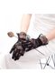 Black Lace Gloves Short – Vintage Elegant Women's Gloves (5263) - 3