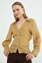 Transparent Shirt with Draped Sides - 4