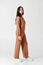 8-12 Years Berceste Soft Girl's Suit-Mocca - 4