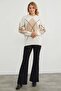 Diamond Patterned Oversize Sweater - 5