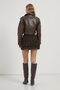 Faux Leather Biker Coat - 5