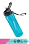 850ml New Collection Medium Size Tritan Water Bottle with Silicone Straw, Measuring Scale, Transparent Body and Hand Strap, Bpa Free, Odor Free