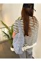 Women's Blue Large Size Shoulder Bag with Staple Detail, Soft Leather Look, Suitable for Daily University and Office Use, Hobo Bag - 7