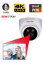 3.6mm Super 4MP POE 4K 8MP Surveillance Camera IP POE Onvif H265 Audio Dome Onvif HD Night Vision H - 8