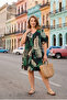 Plus Size V-Neck Short Wide Sleeve Pleated Front Stretchy Fabric Tunic T-Shirt