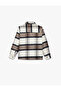 Flannel Fabric Pocket Long Sleeve Classic Collar Lumberjack Shirt - 6