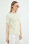 Sequin Teddy Bear Embroidered Crew Neck T-Shirt - 7