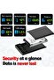 علبة قرص صلب أسود اللون مقاس 2.5 بوصة من نوع SATA مع منفذ USB 3.1 بسرعة 6 جيجابت في الثانية لأجهزة الكمبيوتر - 2