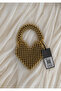 Beaded Heart Bag - Heart Evening Dress Bag - Heart Bag