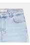 72335 100% Cotton Lace Detailed Jean-Blue - 8