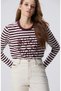 Beyaz Bordo T-Shirt - 4