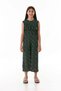 Floral Elastic Waist Pocket Girls Jumpsuit - 3