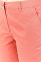 Women Regular Fit Plain Chino Shorts, Rust Brown - 3
