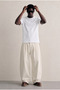 Men's Regular Crew Neck Cotton Basic White T-Shirt - 4