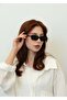 Unisex Rectangular Sunglasses Black Frame Smoked Glass Ejaz C8 - 3
