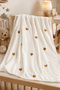 Welsoft Baby Blanket - Soft Textured, 90X100 Cm, Teddy Bear Embroidered - 3