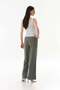 Elastic Waist Low Waist Modal Palazzo Trousers - 4