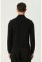 Siyah Polo Yaka SweaTshirt - 5
