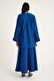 Blue Linen Skirt - 6