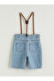 Nevavm Boys' Jean Shorts with Straps - 4