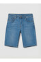 Lcw Jeans Indigo Standard Fit Men's Jean Shorts - 5