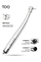 4 hole Dental LED High Speed Handpiece Mini Head for Dental Lab Kids Children Hand Piece Push Button - 8
